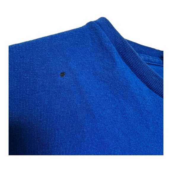 Skull T-Shirt Blue‎ Red Patriotic Men’s Size M Delta Pro Weight Flawed - Picture 3 of 7